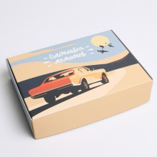 Коробка для кондитерских изделий "Счастливых моментов" 21х15х5 см